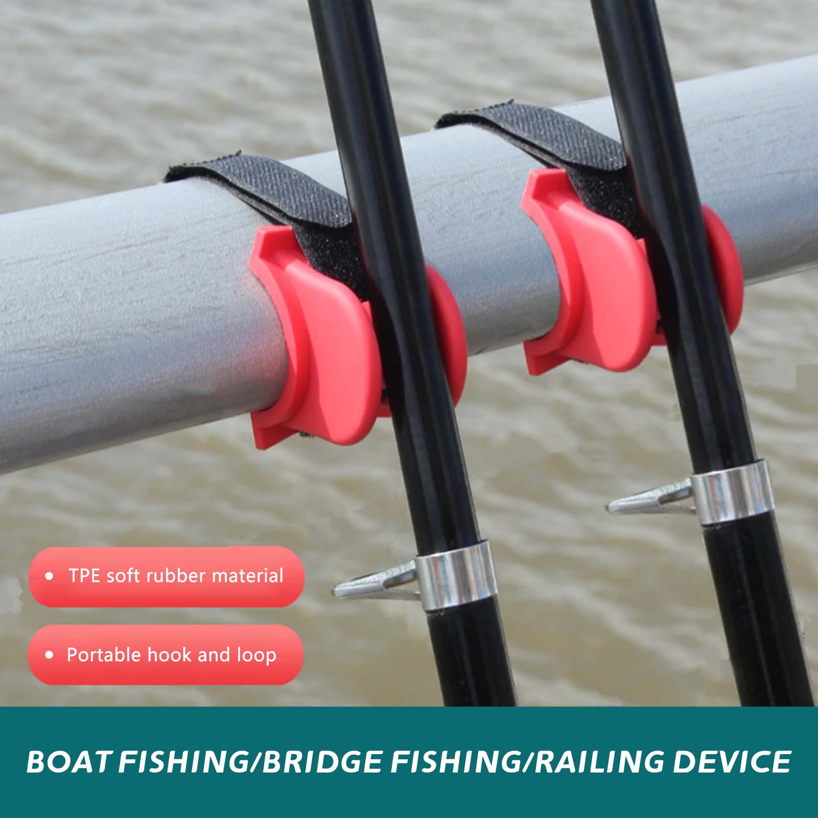 Fishing Boat Trailer - 튼튼한 구조의 U자형 보트 낚싯대 홀더,